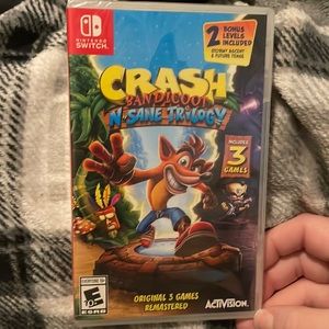 NIP Nintendo Switch Crash Bandicoot N Sane Trilogy 3 games!